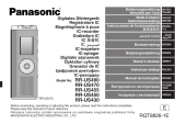 Panasonic RR-US450 Operativní instrukce