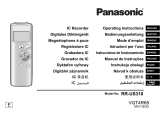 Panasonic RRUS310E Operativní instrukce