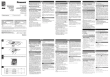 Panasonic SDMemoryCard Operativní instrukce