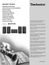 Technics SB-HT140 Operativní instrukce