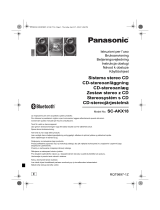 Panasonic SCAKX18E Operativní instrukce