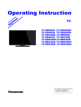 Panasonic TX43DW334 Operativní instrukce