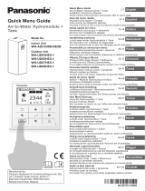 Panasonic WHADC0309H3E5B Operativní instrukce