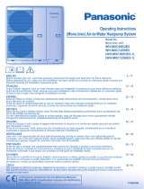 Panasonic WHMXC09D3E51 Operativní instrukce