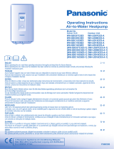 Panasonic WHUD16CE5A Operativní instrukce