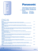 Panasonic WHSDC05E3E5 Operativní instrukce