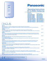Panasonic WHUD16CE8 Operativní instrukce