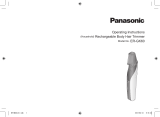 Panasonic ERGK60 Operativní instrukce
