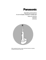 Panasonic EW1031 Operativní instrukce