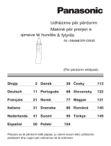 Panasonic ERGN30 Operativní instrukce