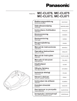 Panasonic MCCL671 Operativní instrukce