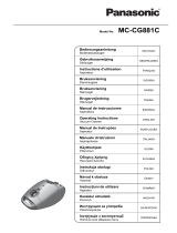 Panasonic MCCG881C Operativní instrukce