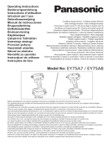 Panasonic EY75A8 Operativní instrukce