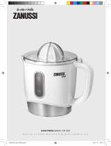 Zanussi ZJP1250 Uživatelský manuál