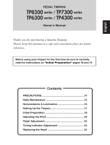 Yamaha TP-8300 Návod k obsluze