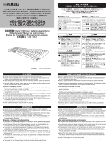 Yamaha MXL-32AF Návod k obsluze