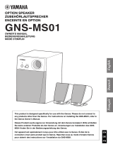 Yamaha GNS-MS01 Návod k obsluze