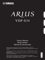 Yamaha Arius YDP-S34 Návod k obsluze