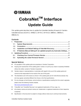 Yamaha CobraNet(CM-1) Uživatelská příručka