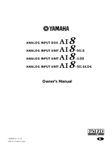 Yamaha AI8 Uživatelský manuál