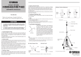 Yamaha HS840 Návod k obsluze