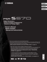Yamaha PSR-S670 Návod k obsluze