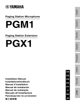 Yamaha PGM1 Uživatelský manuál