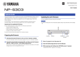 Yamaha NP-S303 Uživatelský manuál