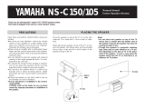 Yamaha NS-C105 Návod k obsluze