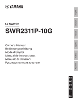 Yamaha SWR2311P Návod k obsluze