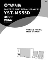 Yamaha YST-MS55D Uživatelský manuál