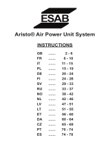 ESAB Aristo® Air Power Unit System Uživatelský manuál