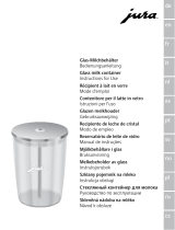 Jura Glass milk container Uživatelský manuál