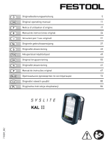 Festool KAL II Operativní instrukce