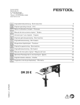 Festool DR 20 E FF-Plus Uživatelský manuál