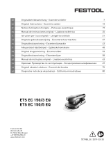 Festool ETS EC 150/5 EQ-Plus Operativní instrukce
