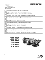 Festool LEX 3 150/7 Operativní instrukce