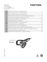 Festool RG 130 E-Plus Operativní instrukce