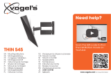 Vogel's THIN 545 Black Uživatelský manuál