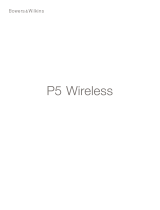 Bowers & Wilkins P5 WIRELESS Uživatelský manuál