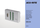 ACU-RITE IOB 610 Uživatelský manuál