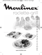 Moulinex RACLETTE CUBE GRIL Návod k obsluze