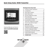 Mettler Toledo M400 Transmitter Operativní instrukce