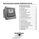 Mettler Toledo Transmitter M400/2XH Cond Ind Operativní instrukce