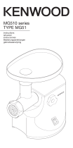 Kenwood MG510 serie Návod k obsluze