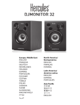 Hercules DJMonitor 32  Uživatelský manuál