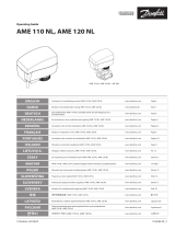 Danfoss AME 110 NL / AME 120 NL Operativní instrukce