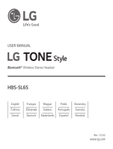 LG HBS-SL6S Uživatelský manuál