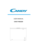Candy CMCH100BUK 98 Litre Chest Freezer Uživatelský manuál