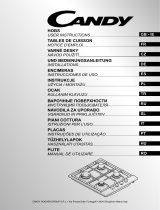 Candy CLG64SGX Gas Hob Uživatelský manuál